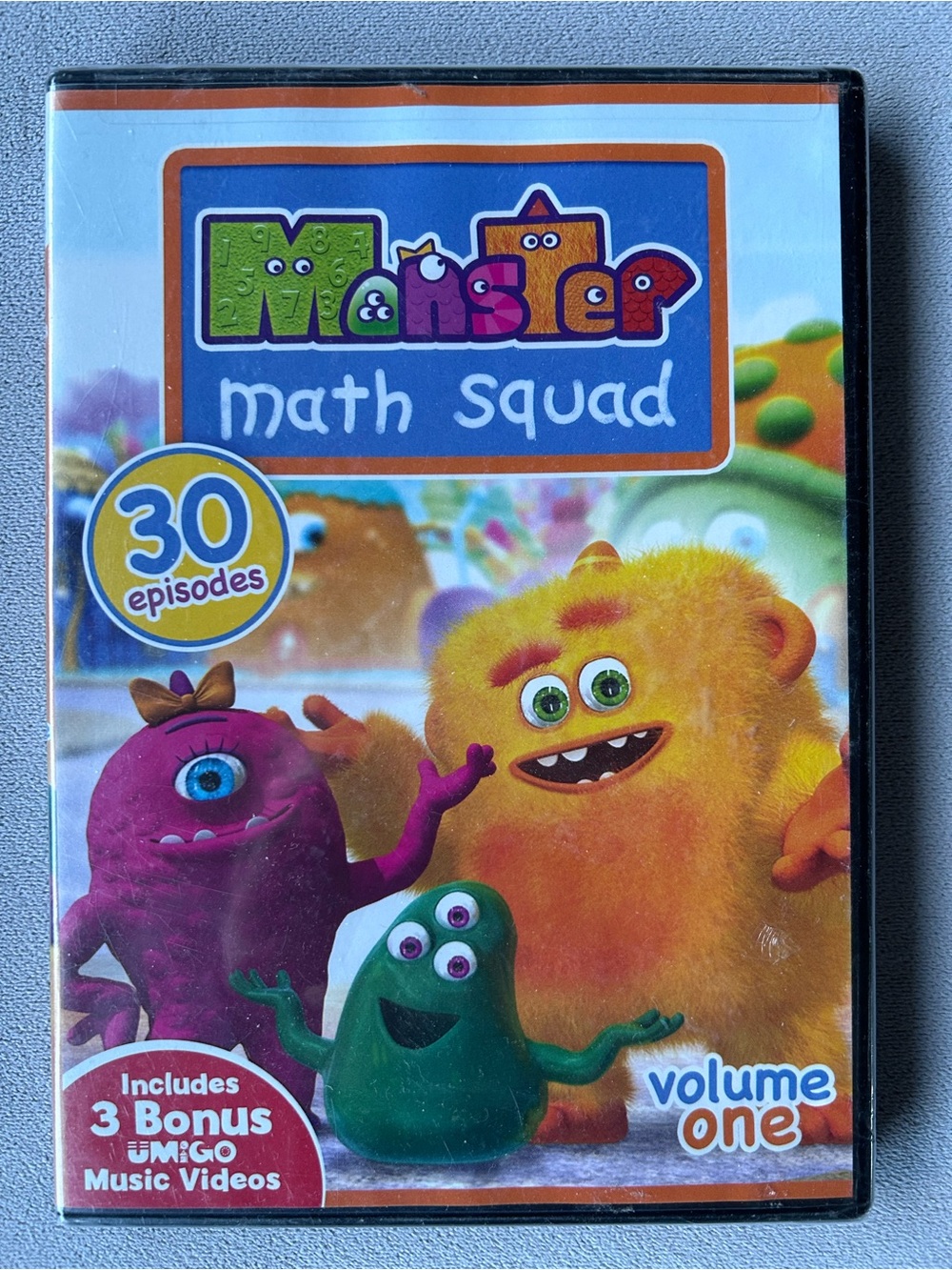 3 for $15 ~ Monster Math Squad ~ Volume One ~ DVD ~ Brand New! ~ 3 for $15